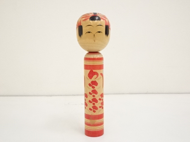 TRADITIONAL JAPANESE CRAFT / KOKESHI DOLL (19 cm)/ ARTISAN WORK